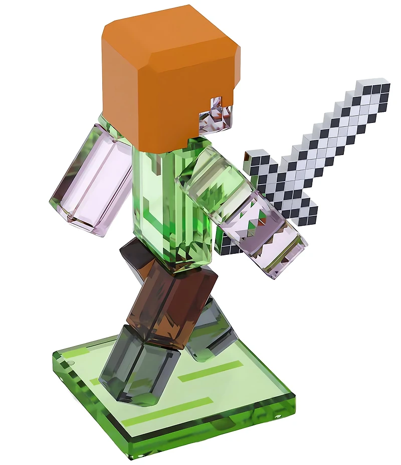 Swarovski Minecraft Alex Crystal Figurine