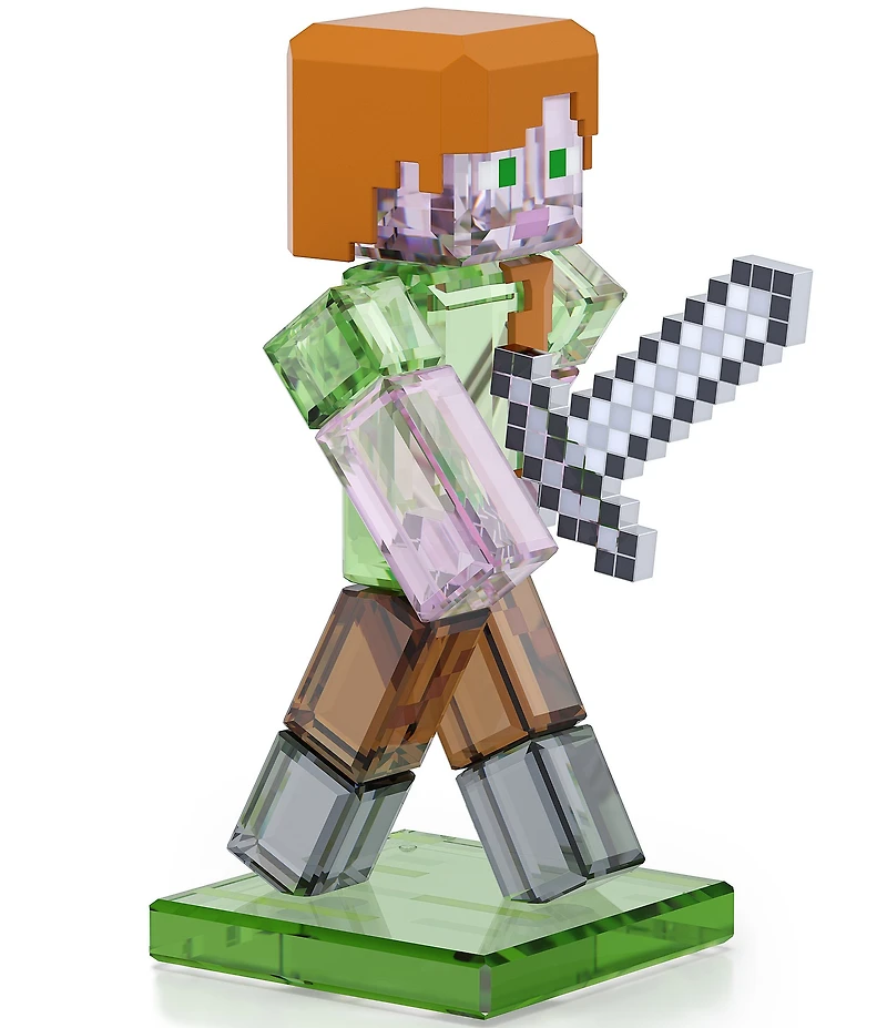 Swarovski Minecraft Alex Crystal Figurine