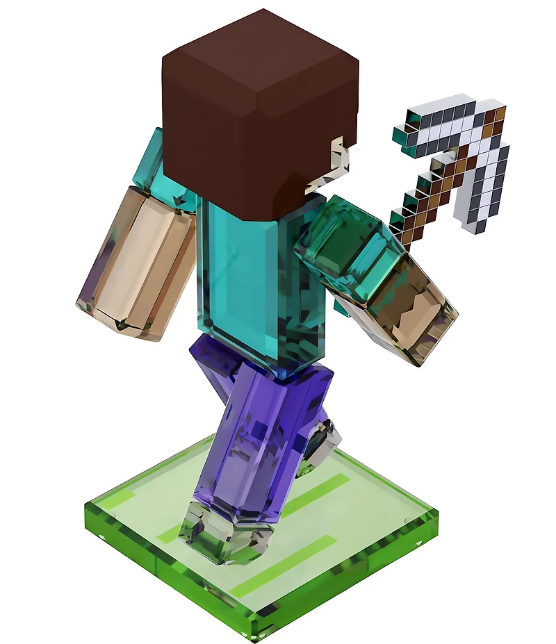 Swarovski Minecraft Steve Crystal Figurine