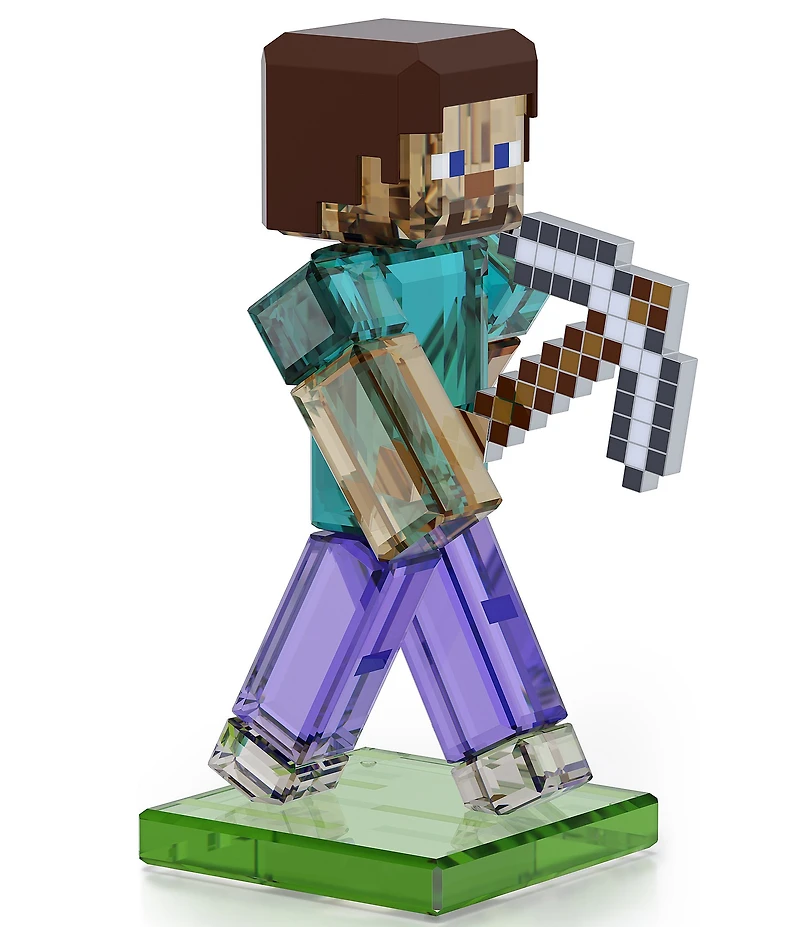 Swarovski Minecraft Steve Crystal Figurine