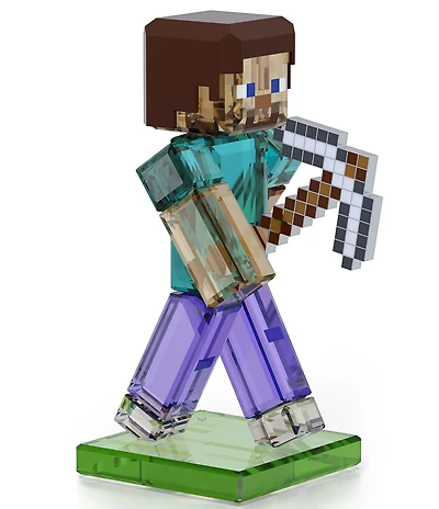 Swarovski Minecraft Steve Crystal Figurine