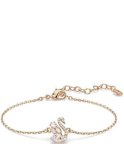 Swarovski Mixed Cut Swan Bangle Bracelet