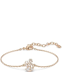 Swarovski Mixed Cut Swan Bangle Bracelet