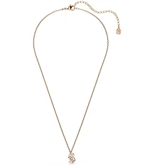 Swarovski Mixed Cut Swan Short Pendant Necklace