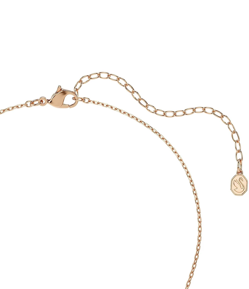 Swarovski Mixed Cut Swan Short Pendant Necklace