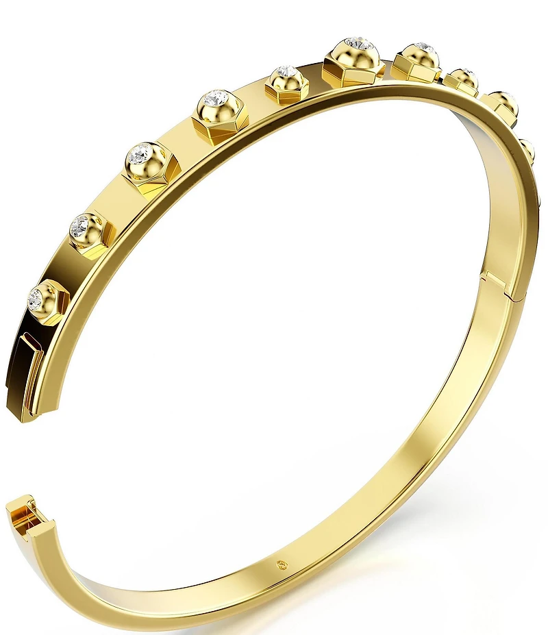 Swarovski Numina Mixed Round Cut Crystal Bangle Bracelet - Medium