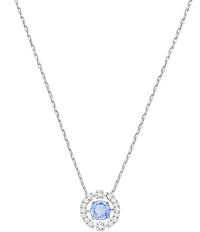 Swarovski Crystal Sparkling Dance Round Pendant Necklace