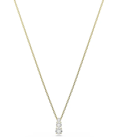 Swarovski Stilla Attract Round Cut Short Pendant Necklace