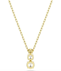 Swarovski Stilla Attract Round Cut Short Pendant Necklace