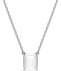 Swarovski Stilla Octagon Cut Short Pendant Necklace
