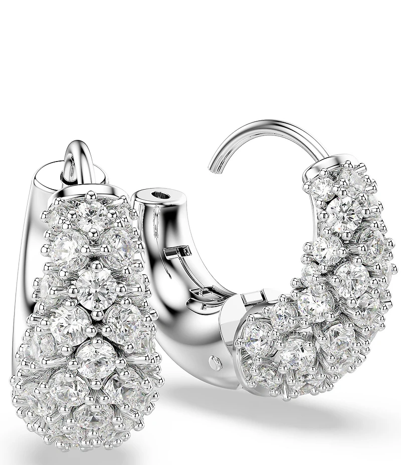 Swarovski Sublima Puffy Hoop Earrings