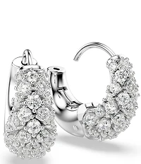 Swarovski Sublima Puffy Hoop Earrings