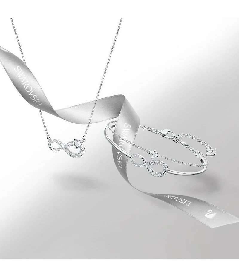 Swarovski Swa Crystal Infinity Necklace