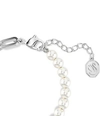 Swarovski Swan Crystal Pearl Line Bracelet