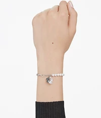 Swarovski Swan Crystal Pearl Line Bracelet