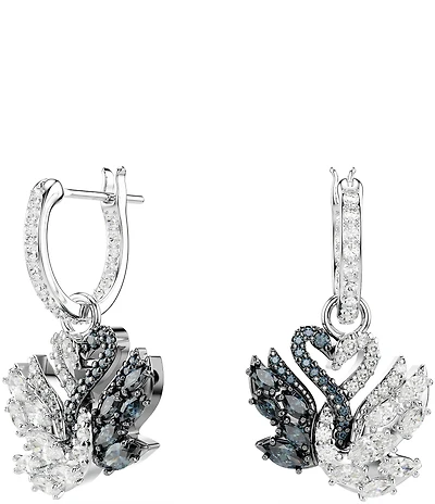 Swarovski Swan Drop Earrings
