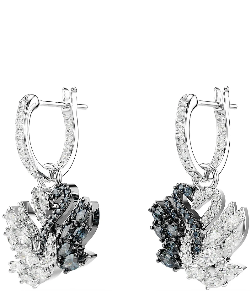 Swarovski Swan Drop Earrings