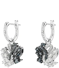 Swarovski Swan Drop Earrings
