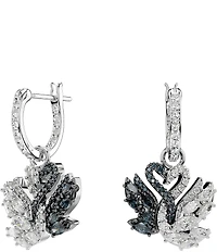 Swarovski Swan Drop Earrings