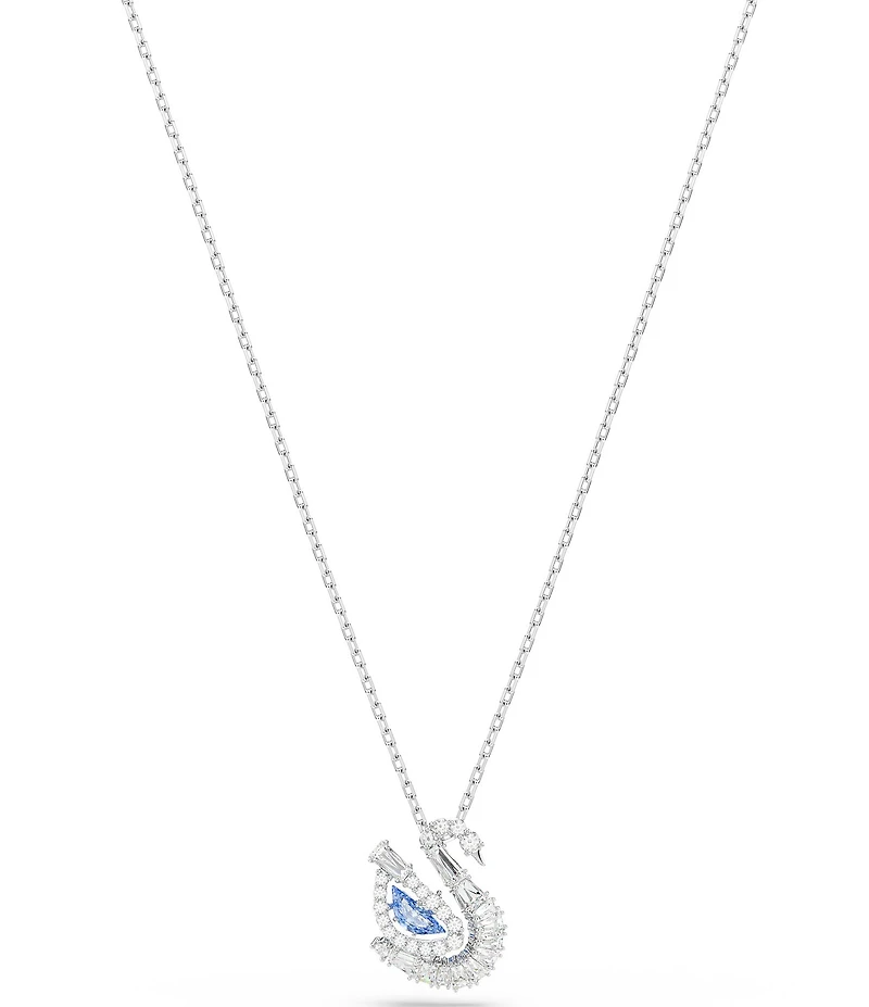 Swarovski Swan Short Pendant Necklace