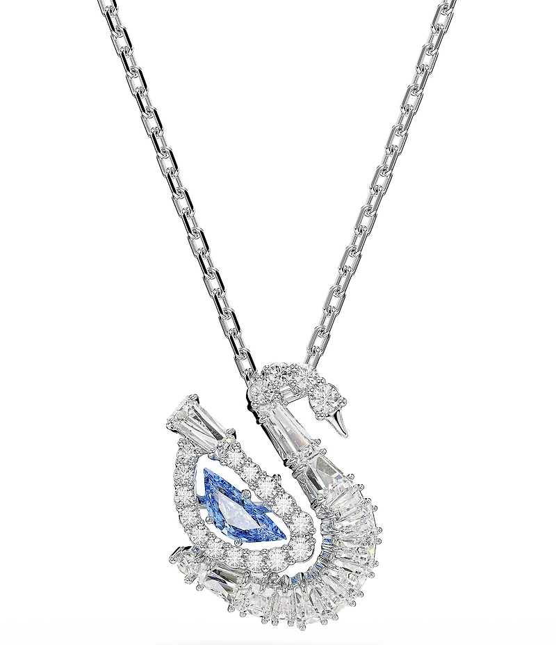 Swarovski Swan Short Pendant Necklace