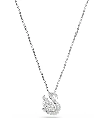 Swarovski Swan Short Pendant Necklace