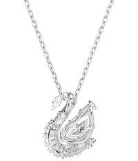 Swarovski Swan Short Pendant Necklace