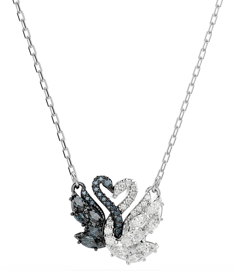 Swarovski Swan Short Pendant Necklace