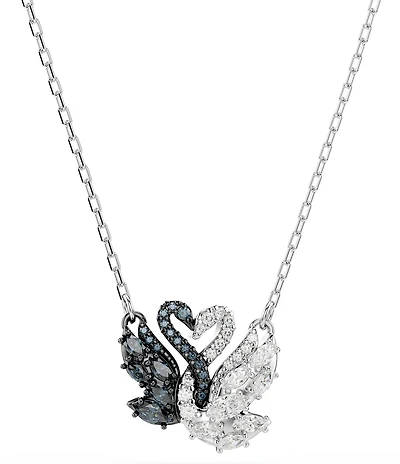 Swarovski Swan Short Pendant Necklace