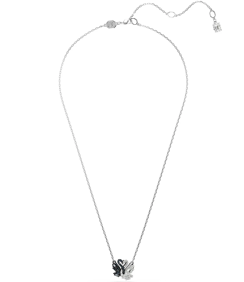 Swarovski Swan Short Pendant Necklace