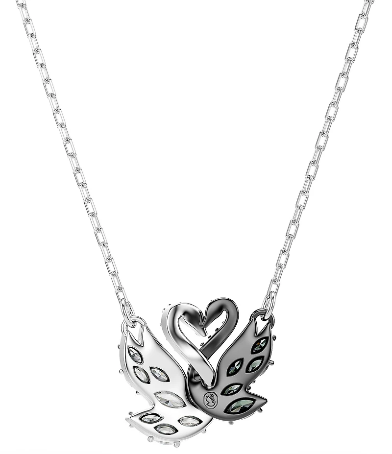 Swarovski Swan Short Pendant Necklace