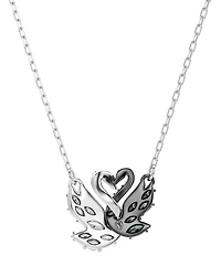 Swarovski Swan Short Pendant Necklace