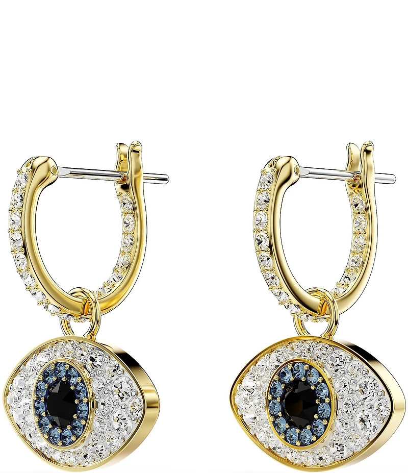 Swarovski Symbolica Crystal Evil Eye Drop Earrings