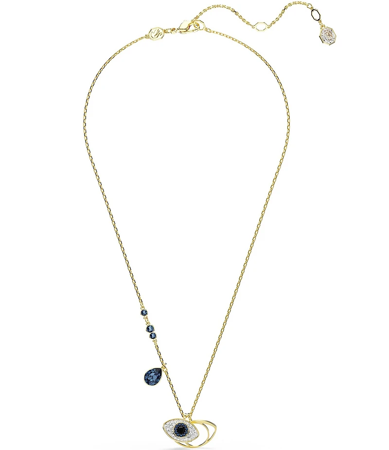 Swarovski Symbolica Crystal Evil Eye Short Pendant Necklace