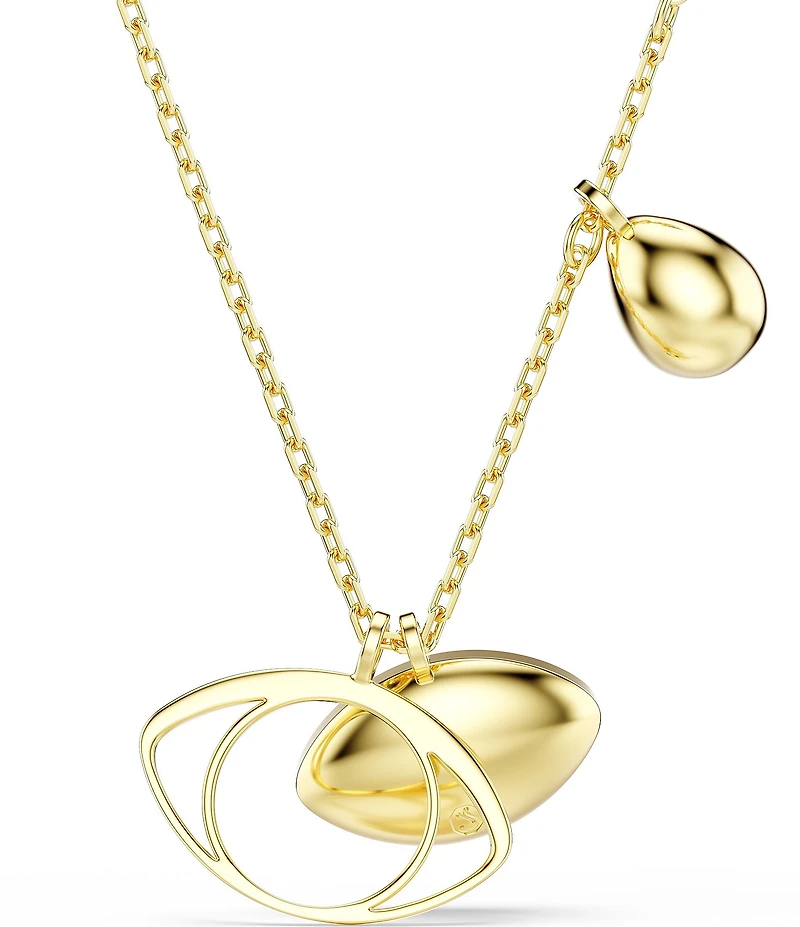 Swarovski Symbolica Crystal Evil Eye Short Pendant Necklace