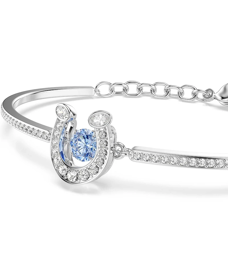 Swarovski Symbolica Crystal Horseshoe Bangle Bracelet