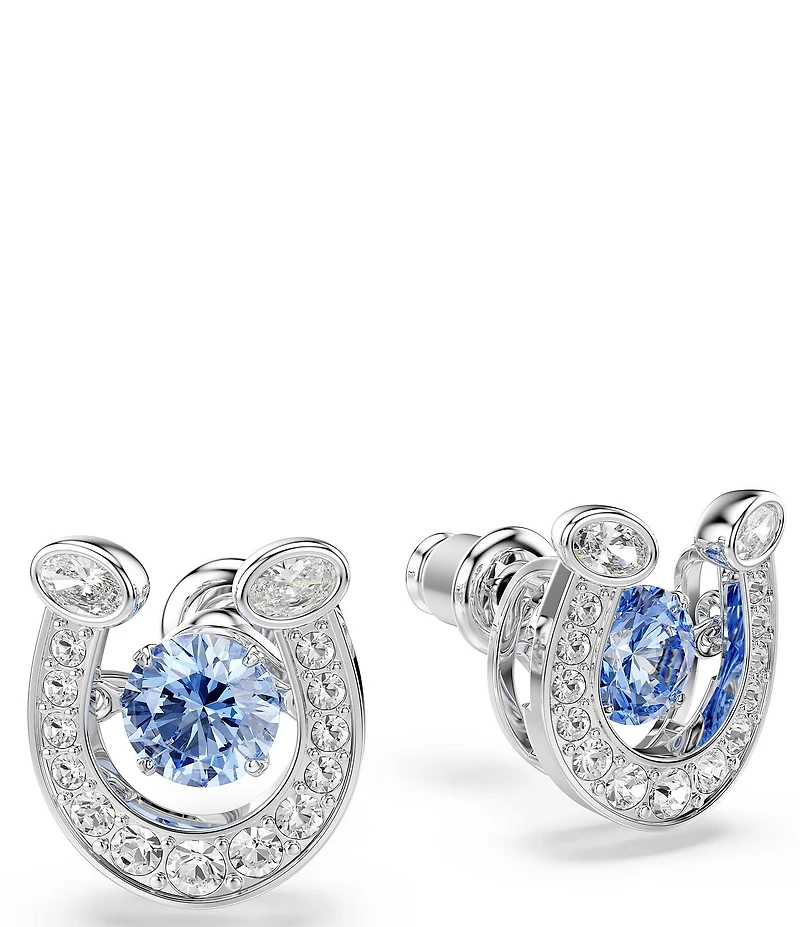 Swarovski Symbolica Crystal Horseshoe Stud Earrings