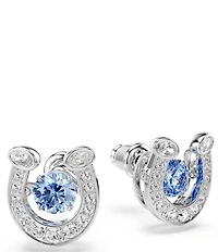 Swarovski Symbolica Crystal Horseshoe Stud Earrings