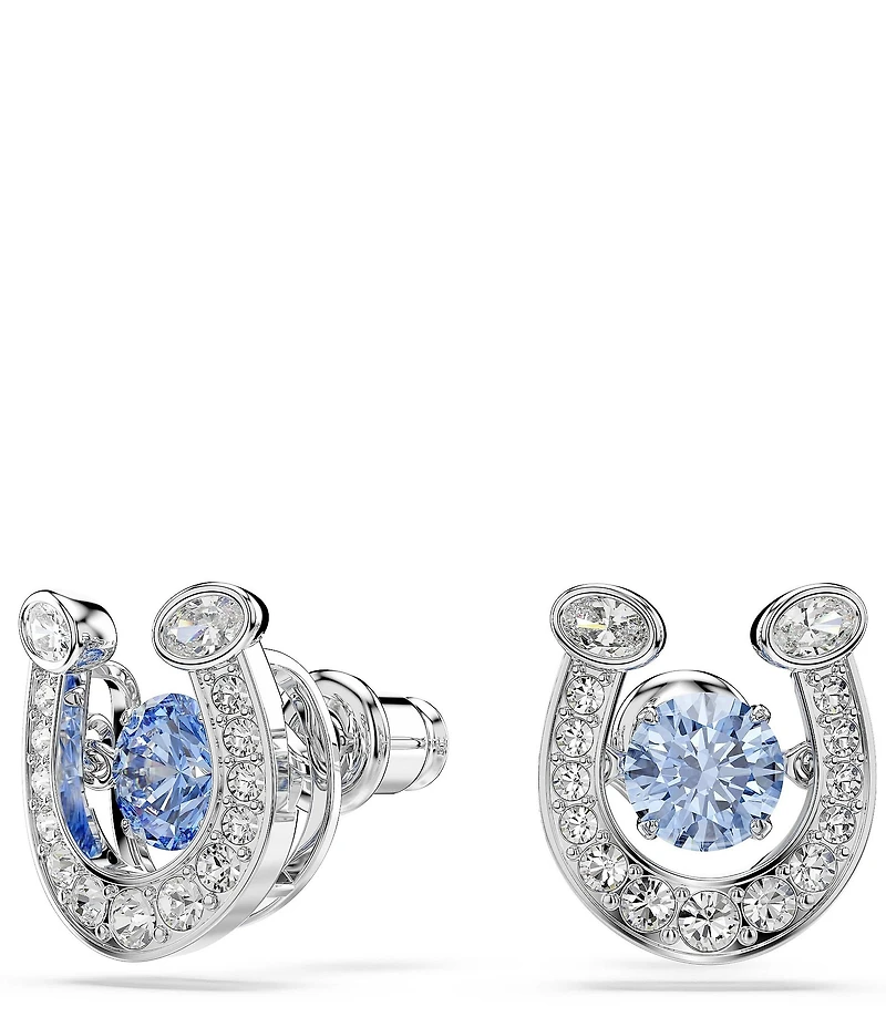 Swarovski Symbolica Crystal Horseshoe Stud Earrings