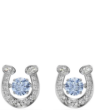 Swarovski Symbolica Crystal Horseshoe Stud Earrings