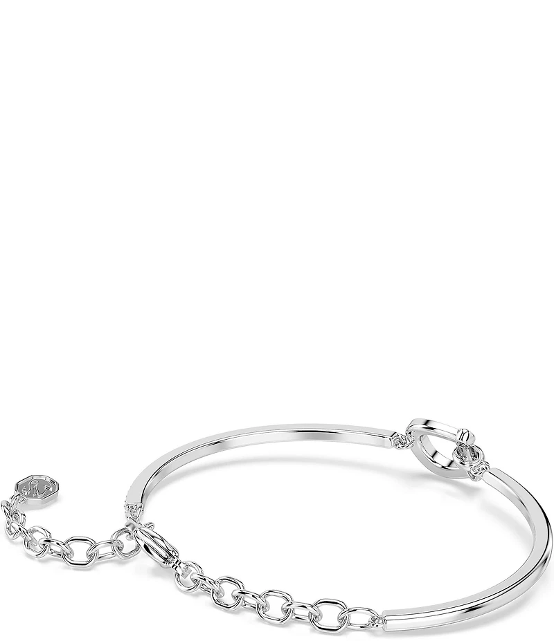 Swarovski Symbolica Crystal Pav Horseshoe Bangle Bracelet
