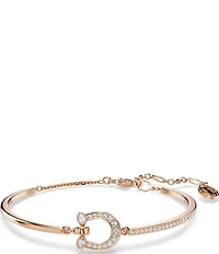 Swarovski Symbolica Crystal Pav Horseshoe Bangle Bracelet
