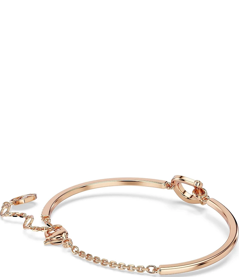 Swarovski Symbolica Crystal Pav Horseshoe Bangle Bracelet