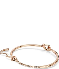 Swarovski Symbolica Crystal Pav Horseshoe Bangle Bracelet
