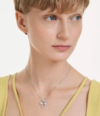 Swarovski Symbolica Crystal Pearl Horseshoe Short Pendant Necklace