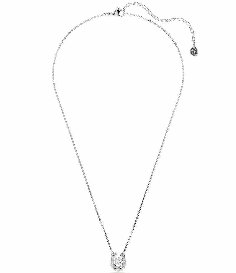 Swarovski Symbolica Pearl Pav Crystal Horseshoe Short Pendant Necklace
