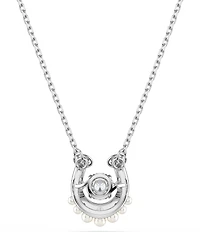 Swarovski Symbolica Pearl Pav Crystal Horseshoe Short Pendant Necklace