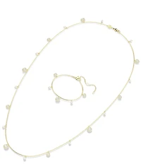 Swarovski Una Angelic Crystal Pearl Convertible Long Strand Necklace