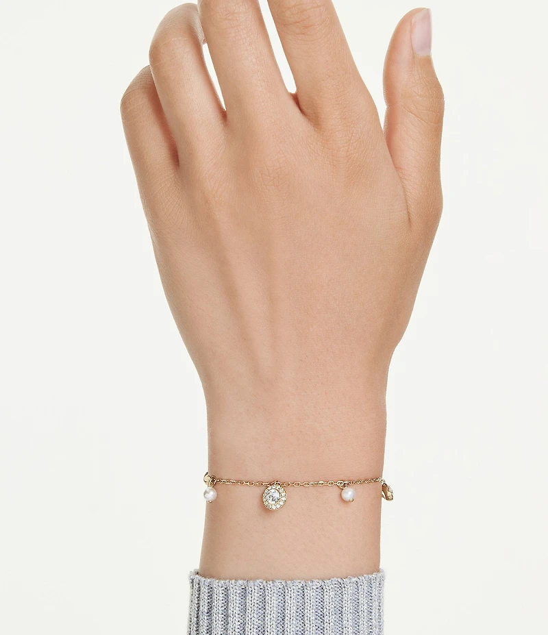 Swarovski Una Angelic Crystal Pearl Convertible Long Strand Necklace