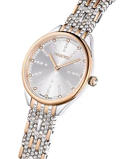 Swarovski Women's Attract Quartz Analog Two Tone Stainless Steel Bracelet Watch